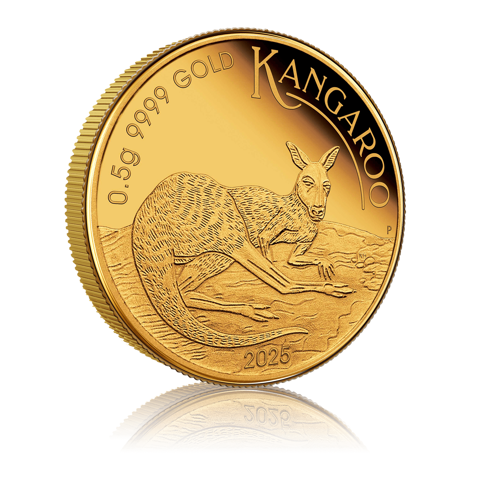 0.5g Gold Perth Mint Australian Mini Roo Proof Coin (2025) 4